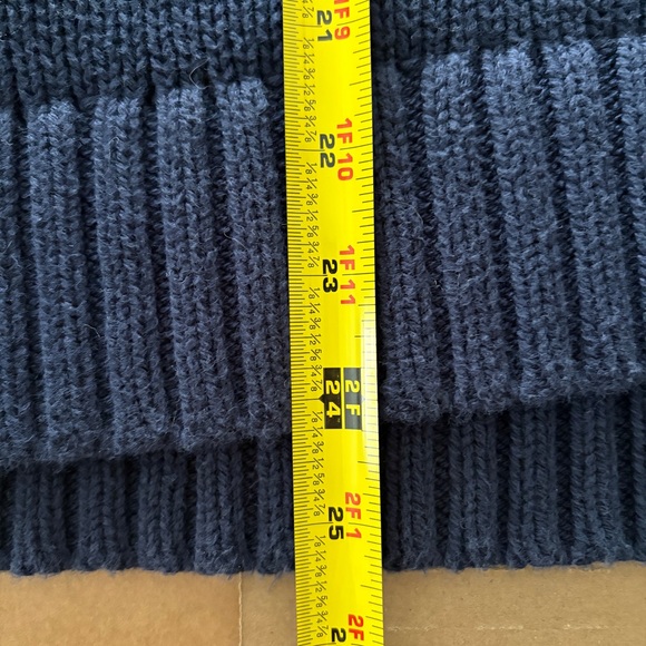 J.Crew Cotton Rollneck Navy Blue Women's Sweater - Picture 6 of 7